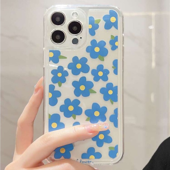 Other - ⚠️Clearance iPhone 13 Pro Floral Blue Phone Case